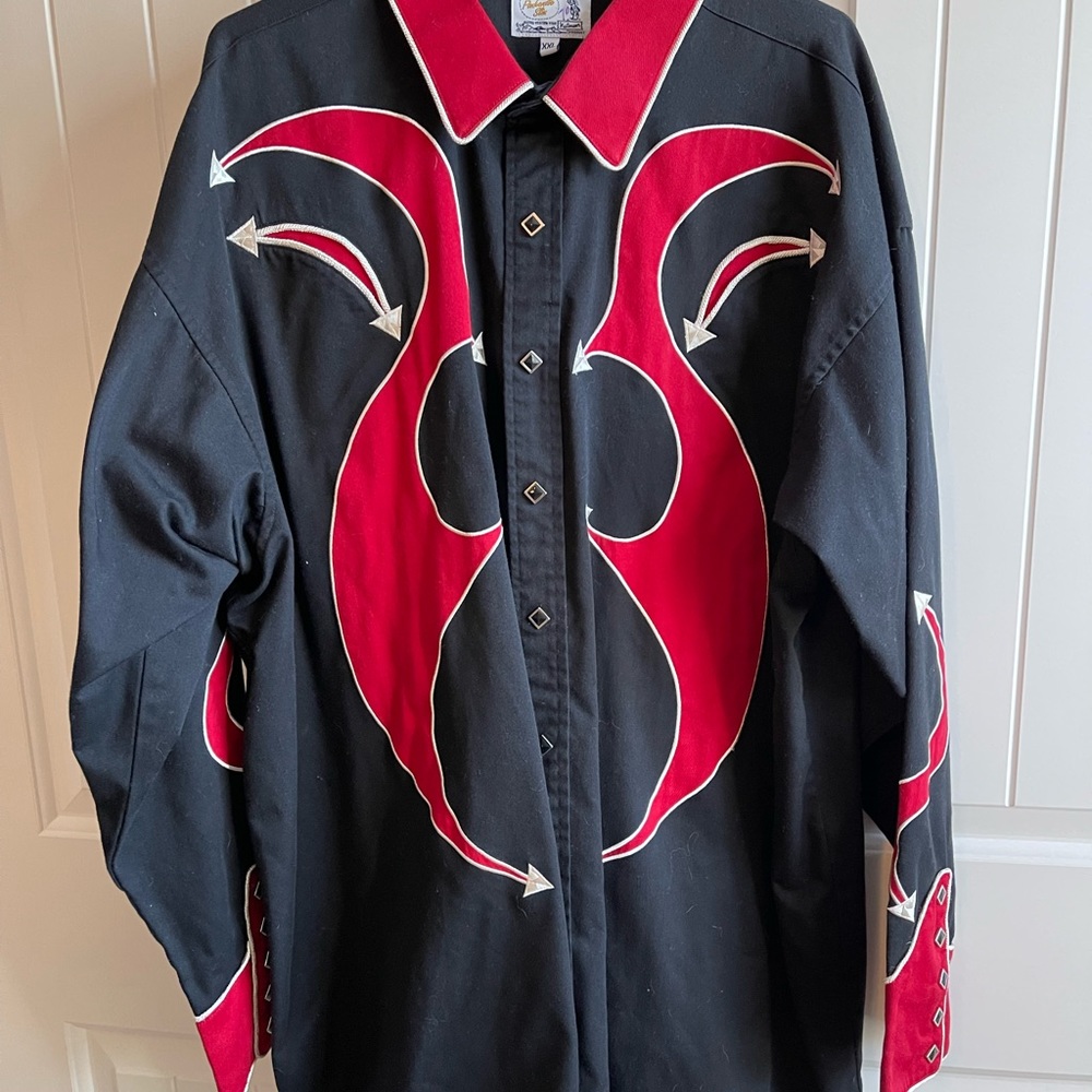 Mens XXL Panhandle Slim Western Shirt